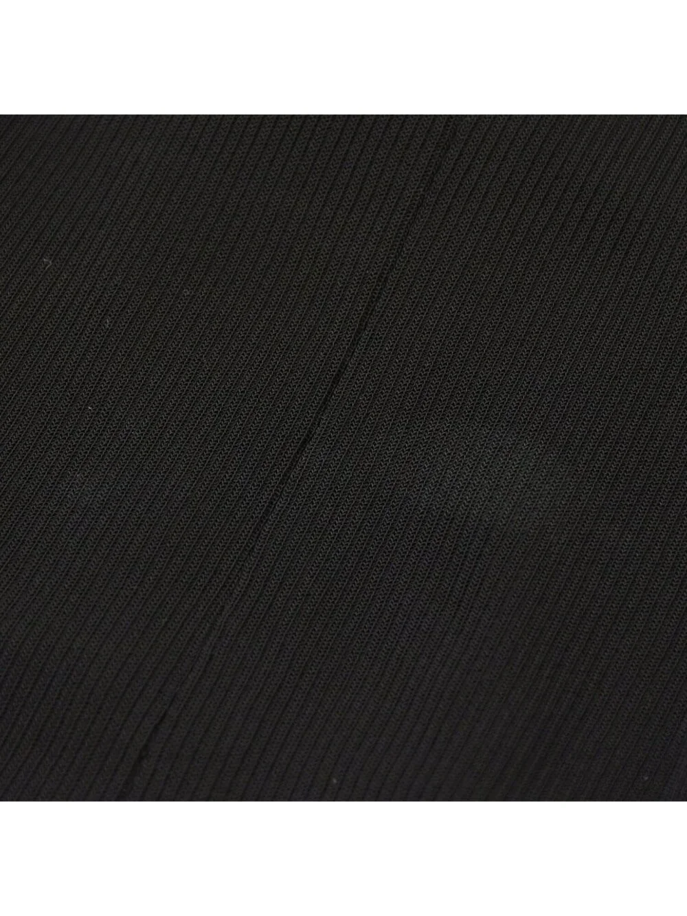 Chanel Boutique Black Skirt Flare Mellow Polished Rayon Vintage